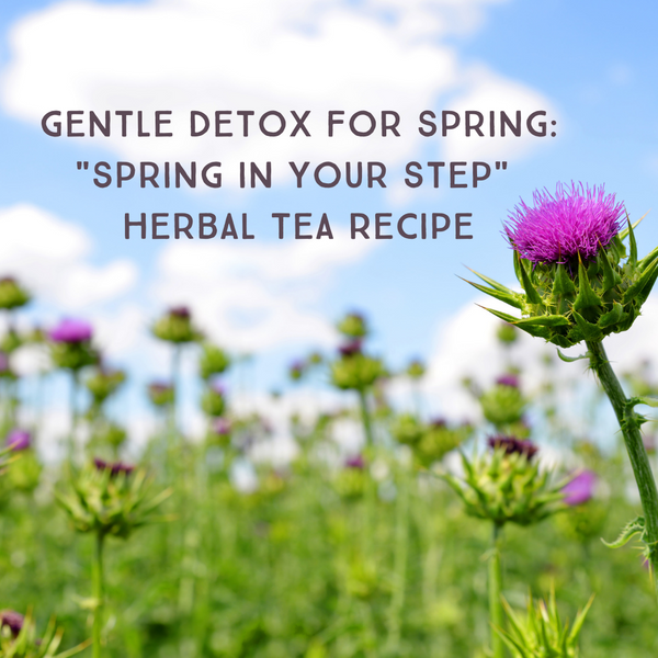 Gentle Detox For Spring: "Spring In Your Step" Herbal Tea Recipe